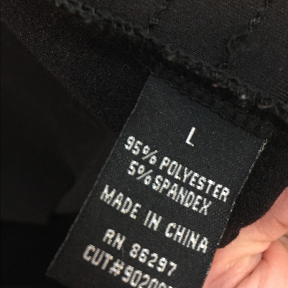 BCBG Large Black zipper hoodie - Picture 3 of 5